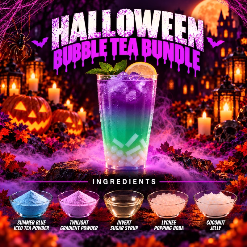 Halloween bubble tea bundle
