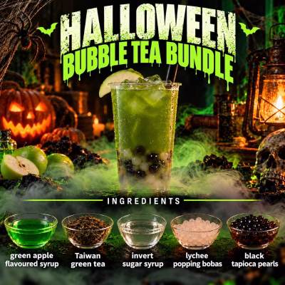 Halloween bubble tea bundle